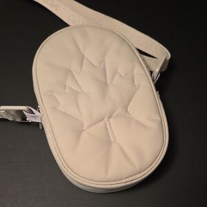 lululemon athletica Sage crossbody bag with maple leaf stitching